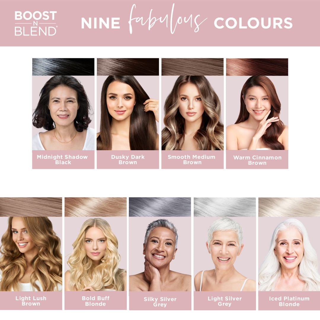 Boost N Blend Hair Fibres Colours