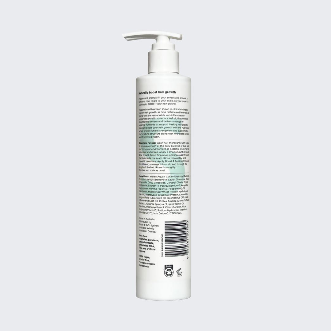 Boost & Be Growth Boost Shampoo Back Shot