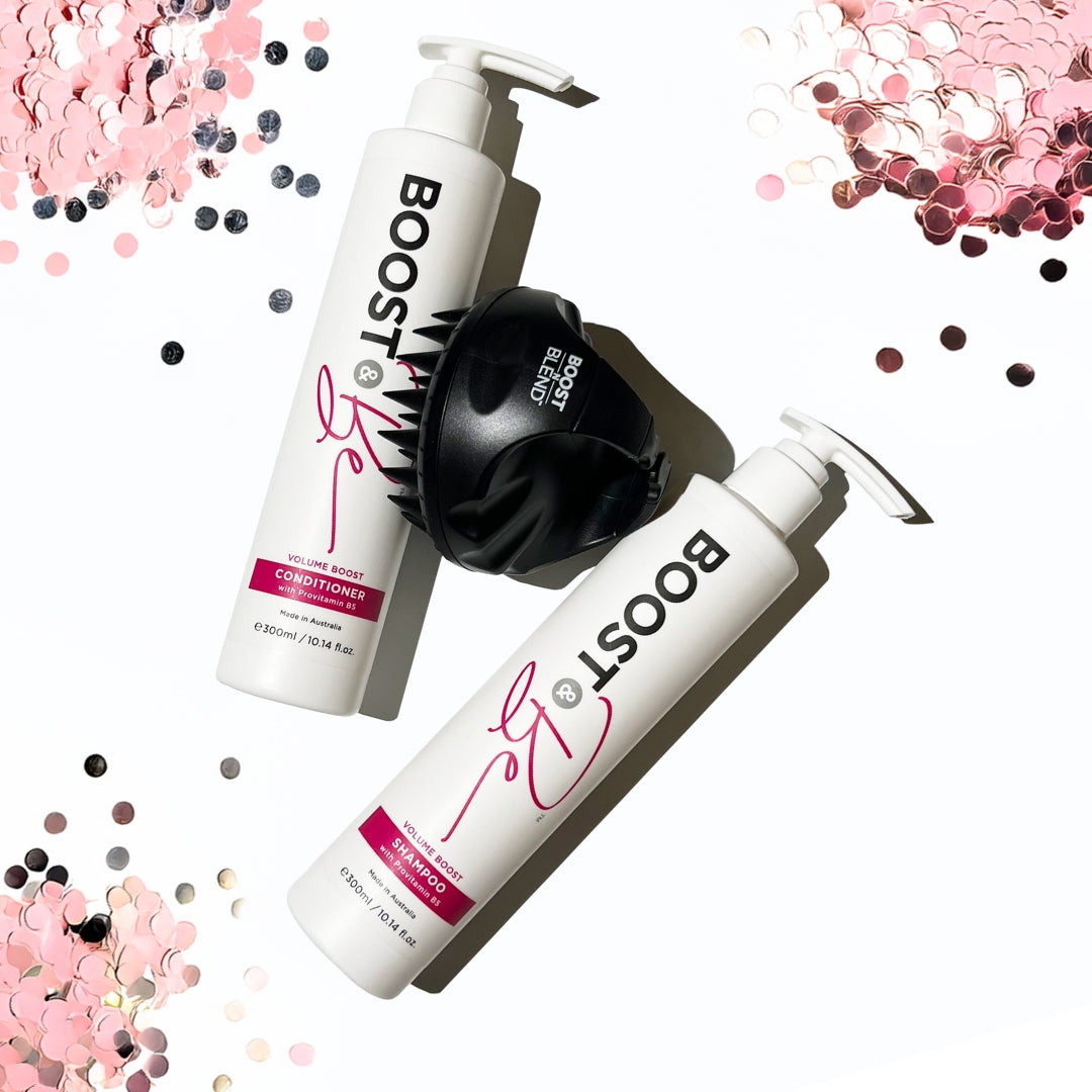 FREE Scalp Massager with Volume Shampoo & Conditioner DUO