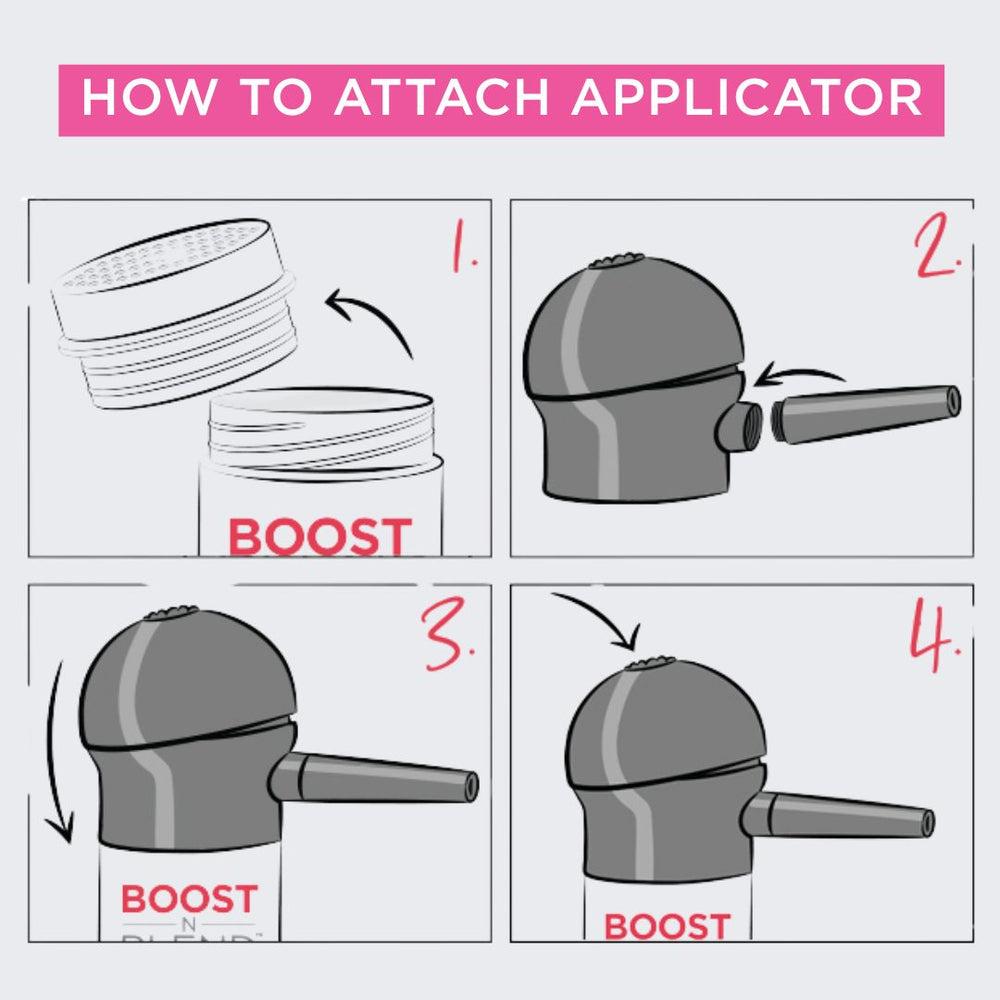 How to attach Boost N Blend applicator