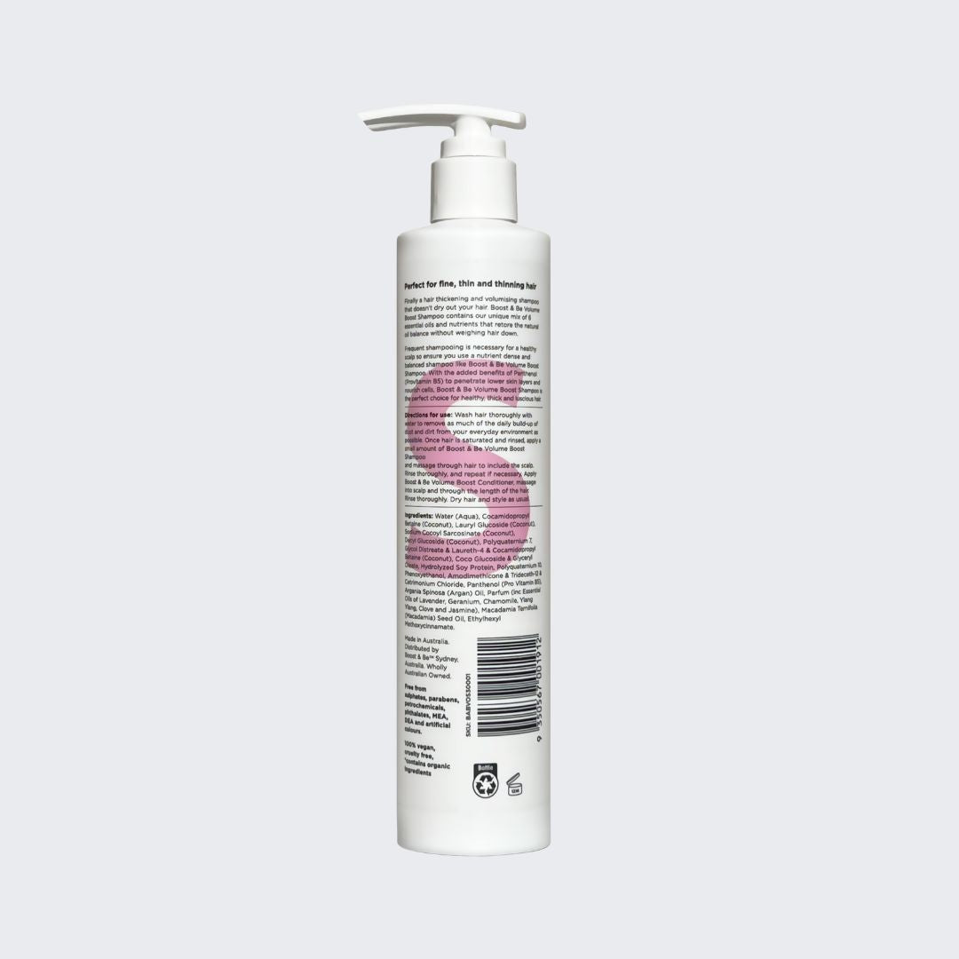 Boost & Be Volume Shampoo Back Shot